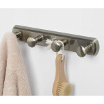 Кронштейн настенный 4 крючка WasserKraft K-1094 светлая бронза