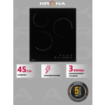 Встраиваемая электрическая варочная панель Krona CORTO 45 BL