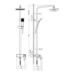 Душевая система Timo Torne SX-4320/03 черный