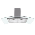 Каминная вытяжка Maunfeld Ancona Plus A 90 нержавеющая сталь/прозрачное с