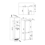 Встраиваемый холодильник Whirlpool SP40 801 EU
