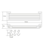 Полка-корзина WasserKraft Donau K-9415