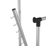 Вешалка Sheffilton SHT-WR7 черный муар/хром