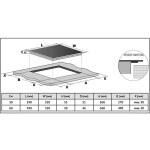 Встраиваемая электрическая варочная панель Korting HK 60003 BW