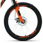 Велосипед Altair MTB FS 24 D темно-серый/оранжевый 2022 г 15" RBK22AL24054