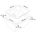Встраиваемая газовая варочная панель Simfer H45V30M416