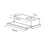 Встраиваемая вытяжка Maunfeld VS Light 60 белый