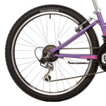 Велосипед Novatrack 24SHV.JENNYPRO.12VL23 фиолетовый