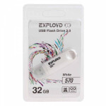 Флэш-накопитель Exployd 32GB-570 белый