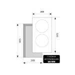 Встраиваемая индукционная варочная панель Lex EVI 320 BL