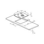 Встраиваемая газовая варочная панель Lex GVG 430 BL