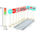 Обучающий набор Краснокамская Игрушка Знаки дорожного движения (Н-21)
