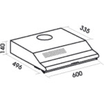Вытяжка MBS Crocus 160 Black