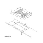Встраиваемая газовая варочная панель Korting HG 765 CTX