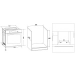 Встраиваемый электрический духовой шкаф Schaub Lorenz SLB EW6313