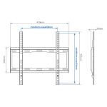 Кронштейн для телевизора Arm Media Steel-3 черный