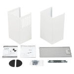 Каминная вытяжка Krona Aurora 600 white S