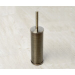 Щетка для унитаза напольная WasserKraft K-1017 светлая бронза