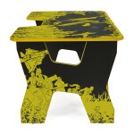 Компьютерный стол Generic Comfort Gamer2/VS/NY черный/желтый