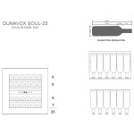 Винный шкаф Dunavox DAVS-25.63DB