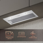 Каминная вытяжка Weissgauff Alpha 60 PB WH