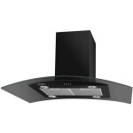 Островная вытяжка Maunfeld Ancona PlusA 90 черный/черное стекло