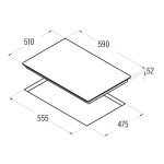 Встраиваемая газовая варочная панель Cata CCI 6031 BK