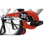 Велосипед Novatrack 203STRIKE.WTR20 белый/красный