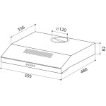 Вытяжка Lex S 600 white