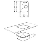 Кухонная мойка Smeg UM30