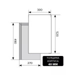 Встраиваемая газовая варочная панель Lex GVG 321 BL