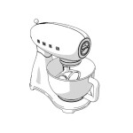 Миксер Smeg SMF02WHEU