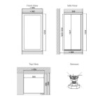 Винный шкаф Dunavox DAVG-72.185DSS.TO