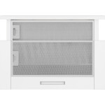 Встраиваемая вытяжка Weissgauff Hide 600 White Glass