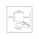 Холодильник Korting KNFF 61889 X