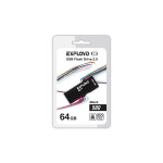 Флэш-накопитель Exployd 64GB-580 черный