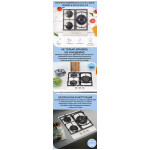 Встраиваемая газовая варочная панель Zigmund & Shtain M 26.4 W