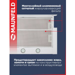Встраиваемая вытяжка Maunfeld Ouse Touch 60 белый