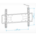 Кронштейн для телевизора Holder PFS-4017 черный