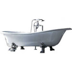 Ванна акриловая Treesse EPOCA (V5071/bronze) белый/бронза