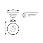 Мыльница Timo Nelson 160021/02 antique
