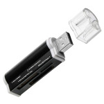 Устройство чтения карт памяти USB2.0 Buro BU-CR-3101 черный