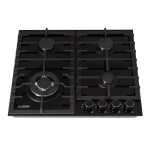 Встраиваемая газовая варочная панель Exiteq EXH-204 black