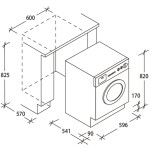 Встраиваемая стиральная машина Candy CBWD 8514TWH-07