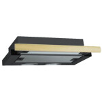 Встраиваемая вытяжка Elikor Интегра 50П-400-В2Л черный/дуб неокрашенный