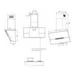 Каминная вытяжка Korting KHC 61950 GXN