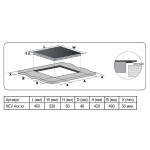 Встраиваемая электрическая варочная панель EVELUX HEV 431 B