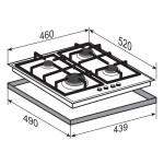 Встраиваемая газовая варочная панель Zigmund & Shtain G 15.4 S