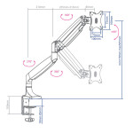 Кронштейн для мониторов Arm Media LCD-T31