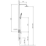 Душевая система Timo Selene SX 206900 SM 113 chrome